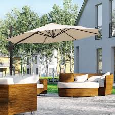 Outsunny Tilting Patio Umbrella Φ10