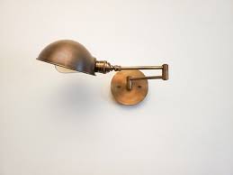 Swing Arm Adjustable Wall Light Antique