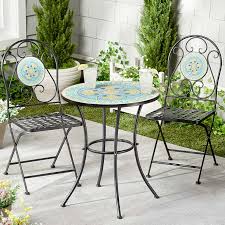 Mosaic Bistro Table Or Set Of 2 Chairs