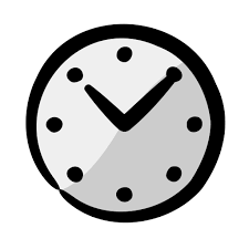 Wall Clock Generic Hand Drawn Color Icon