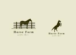 Horse Stable Vector Art Icons And