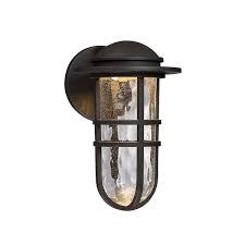 Steampunk 13 Led Outdoor Wall Light In Bronze