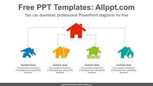 House Icon Powerpoint Diagram Template