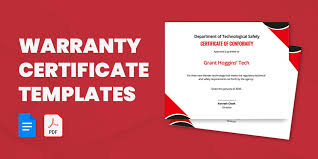 Warranty Certificate Template 24