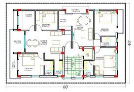 House Furniture Layout Autocad Drawing