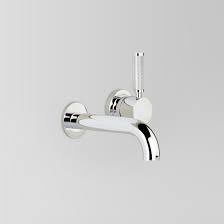 Icon Lever Knurled Wall Mixer Set Lavare