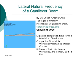 cantilever beam powerpoint presentation