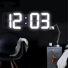 Digital Large Number Digital Clock With