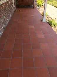 Clay Terracotta Burgundy Floor Tiles