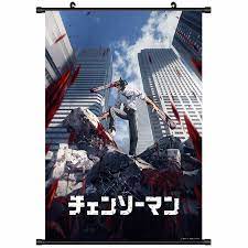 Chainsaw Man Anime Scroll Poster Manga