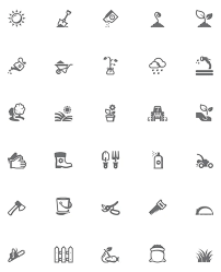 100 000 Lawn Care Icons Vector Images