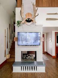 Painting Fireplace Brick