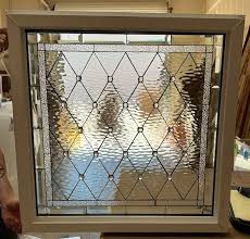 Stained Glass Beveled Window Panel