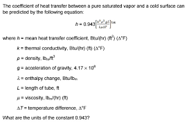 Coefficient Of Heat Transfer