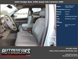 Used 2003 White Dodge Ram 2500 For