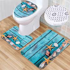 Non Slip Toilet Lid Cover Absorbent Pad