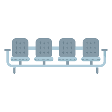 Gray Seats Icon Flat Png Svg Design