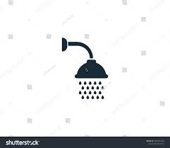 Shower Icon Vector Logo Template