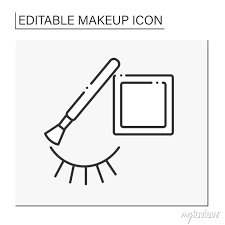 Eyeshadow Line Icon Accent On Natural