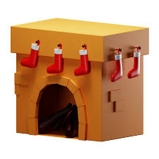 Fireplace 3d Icon In