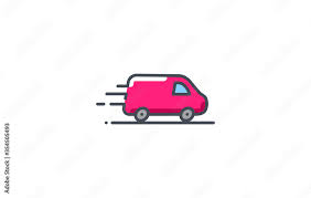 Van Vector Icon Delivery Service Logo