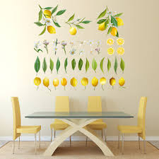 Lemons Fruit Wall Sticker Set Ws 46329
