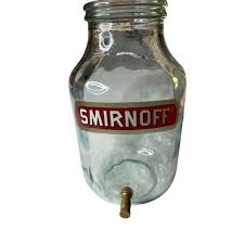 Glass Drink Dispenser Smirnoff Decal