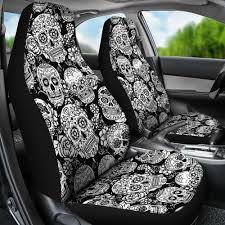 Beautiful Sugar Skull Car Seat Cover