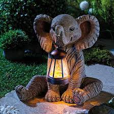 Elephant With Solar Lantern Coopers