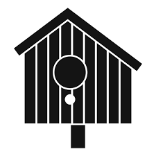 Tree Bird House Vector Icon