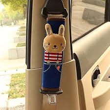 Rabbit And Lion Seatbelt Pillow Car