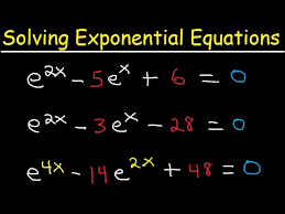 Solving Exponential Equations With