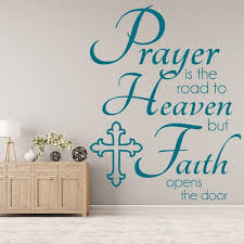 Prayer Is The Road Verse Wall Sticker