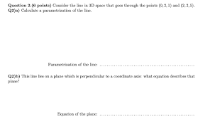 Line In 3d Space