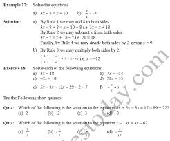 Cbse Class 6 Mathematics Algebra