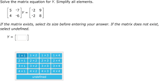 Solve Matrix Equations Using Inverses