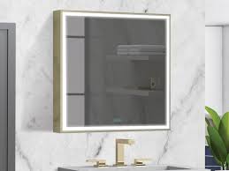 Lighted Mirrored Cabinets