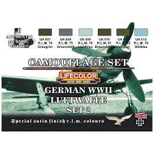 German Wwii Luftwaffe Set 2 Lifecolor Cs07