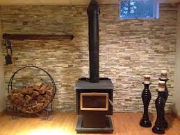 75 Basement With A Wood Stove Ideas You