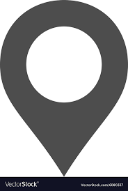 Map Marker Flat Gray Color Icon Royalty