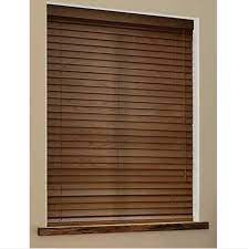 Wooden Brown Bamboo Roll Up Window