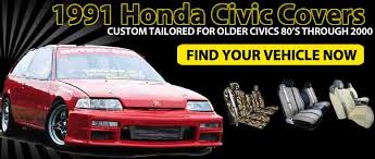 1991 Honda Civic Custom Fit Seat Covers