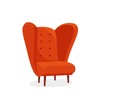 Armchair In Cartoon Style Is Insulated