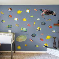 Tropical Fish Removable Vinyl Decals