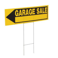 Corrugated Plastic Garage Sign