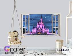 Cinderella Castle Decal 3d Wall