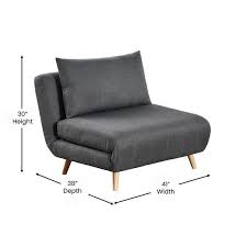Tri Fold Sleeper Side Chair Convertible