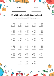 Free Math Worksheets Template To