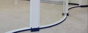 Curved Glass Supply Installation