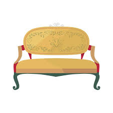 Furniture Sketch Seamless Concept Stock